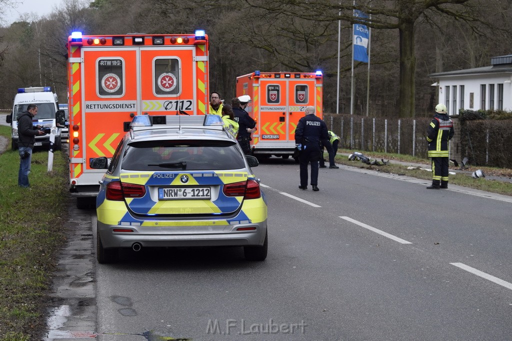 Schwerer VU Krad Pkw Koeln Porz Eil Grengeler Mauspfad P084.JPG - Miklos Laubert